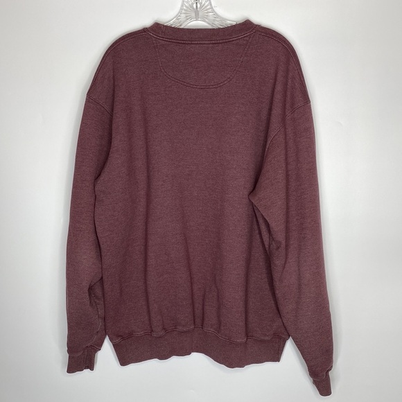 Champion Eco Burgundy Red Crewneck Sweatshirt XL - Picture 2 of 6